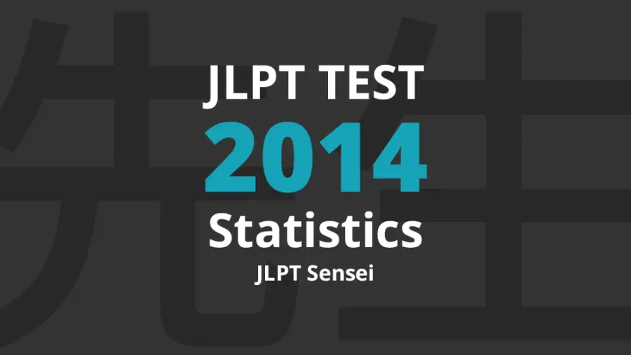 JLPT Pass Rate Statistics 2014