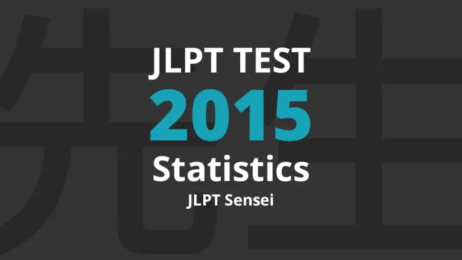 JLPT Pass Rate Statistics 2015