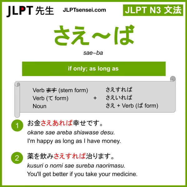 さえすれば