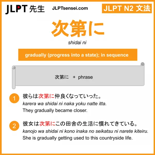 次第に